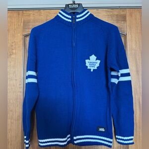 NHL Toronto Maple Leafs Blue Zip-Up Sweater
